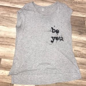 A.N.A. Graphic gray tee